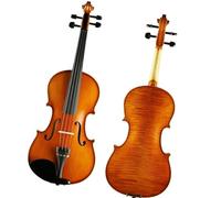 Strumento A Corda Di Livello Professionale Per Principianti In Legno Massello Fatto A Mano Con Motivo Naturale, Giallo Dorato (Color : 1/4)