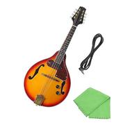 Strumento A Corde Con Tastiera In Palissandro Mandolino Elettrico A 8 Corde In Stile A Con Cavo E Corde Da 3 M Professionale Mandolino