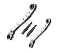 Strumento a cricchetto di refrigerazione della chiave di servizio di HVAC con l'adattatore del bit esagonale per il condizionamento d'aria