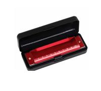 Strumento A Fiato A 10 Fori E 20 Note Armonica Di Colore Do Adatta Per Principianti Per Insegnare E Suonare Armonica(Red)