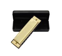 Strumento A Fiato Colorato Con 10 Fori E 20 Note In Chiave G Adatto Per L'insegnamento Ai Principianti armonica Strumento Professionale(Gold)