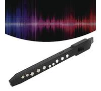 Strumento a Fiato Digitale , Set Mini Sassofono Elettronico con Ugello Rimovibile , Batteria Ricaricabile , connettività MIDI , 10 Toni 12 Accompagnamenti (Nero)