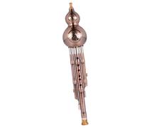 Strumento A Fiato Etnico Hulusi Placcato In Rame A Tre Toni Chiave C/flauto Di Zucca Piatto B Professionale Hulusi (Color : B flat)