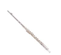 Strumento a fiato flauto tono C a 16 fori aperti Rame bianco placcato argento con pulsante E Split Flauto Di Strumenti Musicali