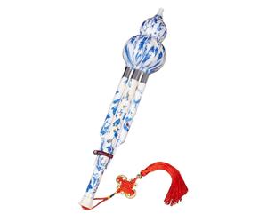 Strumento a fiato Hlute di zucca con nodo cinese Flauto cinese Hulusi a