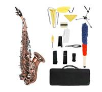Strumento A Fiato In Chiave Bb Per Sassofono Saxophone Rosso Antico Con Accessori