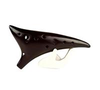 Strumento A Fiato In Legno Aspetto Marrone Scuro Liscio Facile Da Imparare Do Centrale Ocarina A 12 Fori Strumento Ocarina(Dark brown)