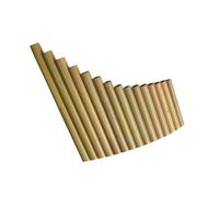 Strumento A Fiato Portatile Flauto Di Pan Flauto Di Pan 15 Canne In Sol O Do Strumento Per Principianti Verniciato Con Custodia(15 G left)