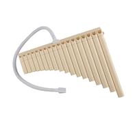 Strumento A Fiato Portatile Flauto Di Pan Flauto Di Pan Staccabile Da 18 A 16 Canne Facile Da Imparare Chiave Di Do Per Principianti Che Vogliono Suonare E Insegnare(Beige 18 tubes2)