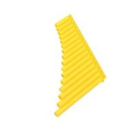 Strumento A Fiato Portatile Flauto Di Pan Flauto Di Pan Strumento Per Principianti 16 18 Canne Tonalità C Colore Pratica Di Esecuzione Professionale(16 yellow)