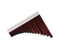 Strumento A Fiato Portatile Flauto Di Pan Strumento Flauto Di Pan Facile Da Imparare Con Bocchino 16 18 Tubi Per Insegnare E Suonare(18brown white)