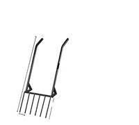 Strumento a forcella larga 5-6 denti fresa manuale a forcella larga strumento di coltivazione forcella larga 110 cm 115,1 cm manico in fibra di vetro strumento da giardino (colore: 1, dimensioni: 6