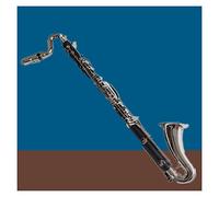 Strumento A Legna Bakelite Bass Clarinet B Flat È Chiamato Studenti, Principianti E Adulti