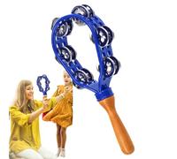 Strumento a mano in legno, tamburello a mano, tamburello musicale sicuro | Strumento a percussione, design impermeabile, tamburello musicale
