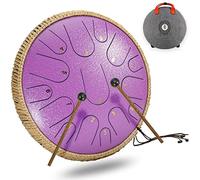 Strumento a percussione a 15 toni per meditazione e guarigione, include mazzuole e borsa per il trasporto, ideale per principianti