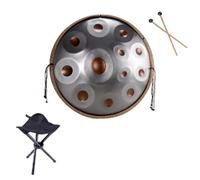 Strumento a percussione a mano, 440 Hz/432 Hz, sintonizzabile per meditazione, yoga e relax, ideale per principianti e bambini, include borsa morbida per il trasporto