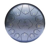 Strumento a Percussione C Major 12 Pollici 13 Toni Tamburo Handpan Portatile Lotus Pan Drum Kit con Mazzuole Utilizzato per Yoga, Meditazione, Intrattenimento, Raduno,Di Pratica (Color : A, Size : O