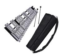 Strumento a percussione con asta in alluminio pieghevole xilofono glockenspiel a 30 note