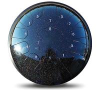 Strumento A Percussione Da Concerto, Tamburo For Lingua In Acciaio Da 11 Pollici E 13 Note Con Borsa, Libro Di Musica, Mazze,tamburo For Handpan Meditazione, Guarigione Del Chakra, Regali (Color : St