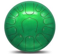 Strumento A Percussione Da Concerto, Tamburo For Lingua In Acciaio Da 11 Pollici E 13 Note Con Borsa, Libro Di Musica, Mazze,tamburo For Handpan Meditazione, Guarigione Del Chakra, Regali (Color : Fo
