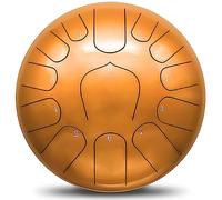 Strumento A Percussione Da Concerto, Tamburo For Lingua In Acciaio Da 11 Pollici E 13 Note Con Borsa, Libro Di Musica, Mazze,tamburo For Handpan Meditazione, Guarigione Del Chakra, Regali (Color : Bu