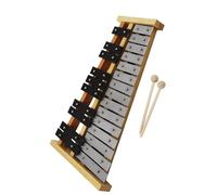 Strumento a percussione glockenspiel in alluminio da 25 note con mazzuolo Kit Glockenspiel Professionale
