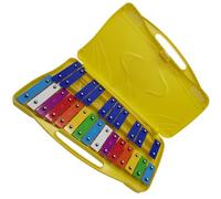 Strumento a percussione Glockenspiel Piastra in alluminio colorato a 25 toni con un suono nitido Kit Glockenspiel Professionale