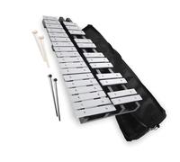 Strumento a percussione glockenspiel pieghevole xilofono da 30 note con 2 mazze e borsa per il trasporto