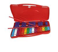 Strumento a percussione Glockenspiel professionale durevole da 25 note. Elegante tavola armonica colorata Kit Glockenspiel Professionale (Color : 2)