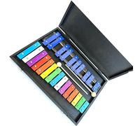 Strumento a percussione Glockenspiel professionale Piastra in alluminio colorato standard da 25 note