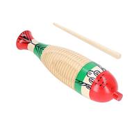 Strumento a Percussione Guiro in Legno a Forma di Pesce, Divertente e Stimolante, Strumento per L'educazione Precoce dei Bambini, per Stimolare l'abilità Pratica, a Forma di