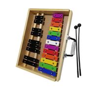 Strumento a percussione manuale glockenspiel squisito con piastra in alluminio colorato da 22 note Kit Glockenspiel Professionale