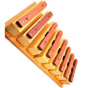 Strumento a percussione manuale trasposto xilofono glockenspiel bicolore a 8 note