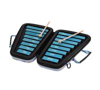 Strumento A Percussione Musicale Educativo Precoce Xilofono A 16 Tasti Glockenspiel A 16 Note Con Piastra In Alluminio (Color : Blue)