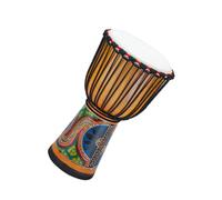Strumento A Percussione Per Adulti Tamburello Con Testa Di Tamburo In Pelle Di Pecora Africana In Mogano Standard Da 12 Pollici Tamburo Africano per Principiante (Color : C)