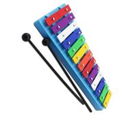Strumento a percussione per giocatore di glockenspiel con piastra in alluminio colorato ed elegante a 13 note Kit Glockenspiel Professionale