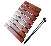 Strumento a percussione per giocatore di xilofono glockenspiel in palissandro alla moda a 8 note Kit Glockenspiel Professionale
