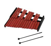 Strumento A Percussione Pieghevole Xilofono Glockenspiel In Legno Da 25 Note Con 2 Mazze