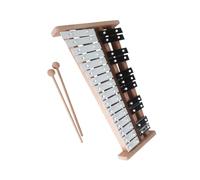 Strumento a percussione professionale adatto ai principianti per suonare il glockenspiel a 27 toni in metallo Kit Glockenspiel Professionale (Color : 2)