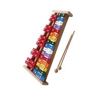 Strumento a percussione professionale adatto ai principianti per suonare il glockenspiel a 27 toni in metallo Glockenspiel Strumento A Percussione (Color : 3/4)