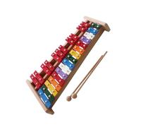 Strumento a percussione professionale xilofono con tavola armonica in alluminio Glockenspiel a 27 toni (Color : 3/4)