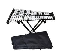 Strumento a percussione professionale Xilofono glockenspiel a 37 note con mazze di supporto regolabili e borsa per il trasporto, per livello di prestazioni