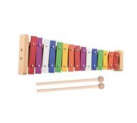 Strumento a percussione xilofono glockenspiel a 15 note Base in legno Aste in alluminio colorate e resistenti Kit Glockenspiel Professionale
