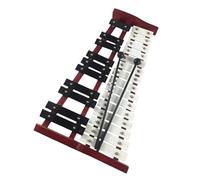 Strumento a percussione xilofono glockenspiel a 25 note, trasparente, durevole e facile da suonare Glockenspiel Strumento A Percussione