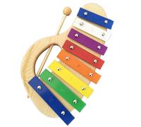 Strumento a percussione xilofono glockenspiel a colori con piastra in alluminio a otto toni Kit Glockenspiel Professionale