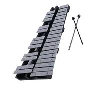 Strumento a percussione xilofono glockenspiel in alluminio tipo scala pieghevole a 30 toni Kit Glockenspiel Professionale
