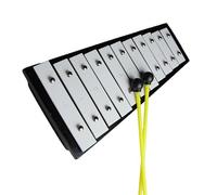 Strumento a percussione xilofono glockenspiel tipo scatola con piastra in alluminio da 11 note Kit Glockenspiel Professionale