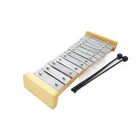 Strumento A Percussione Xilofono In Legno Per Pianoforte Con Piastra In Alluminio A 13 Toni, Educazione Musicale Antica