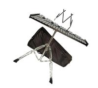 Strumento a percussione xilofono in metallo Glockenspiel a 37 note con supporto regolabile per leggio