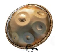 Strumento a Tamburo Handpan In Re Minore 9 Note Tamburo Con Lingua In Acciaio Da 22 Pollici Con Borsa Morbida Per Handpan, Percussioni Armoniche Per La Guarigione Del Suono, La Meditazione Personale